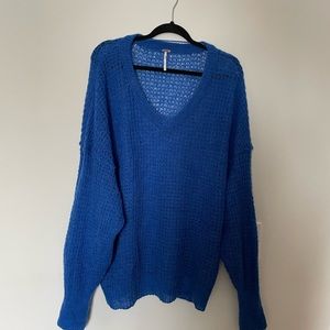NWT Free People Blue Sweater